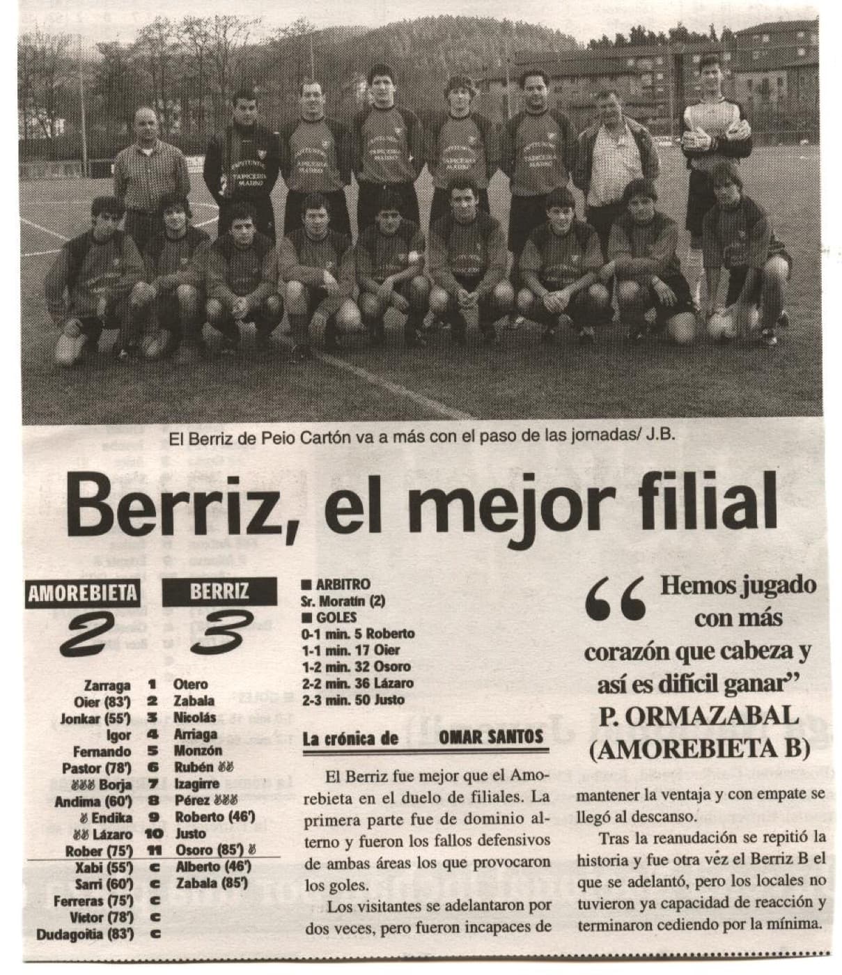 El Berriz en la prensa
